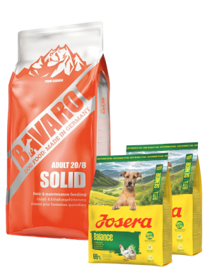 JOSERA Bavaro Solid Adult 20/8 18 kg + 2x900g GRATIS