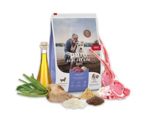 MERA Pure Sensitive Adult Mini Lamb Rice Trockenfutter mit Lamm und Reis für empfindliche Hunde kleiner Rassen 4 kg
