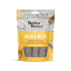 DOLINA NOTECI Smart Chews Calm & Relax Unterstützung bei der Stressreduktion, getrocknete Leckerlis für Hunde 100g