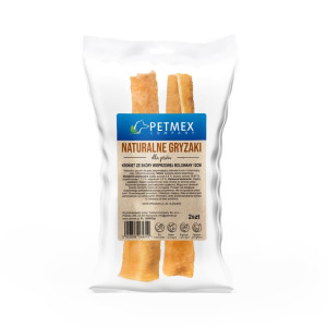 PETMEX Schweinehautkrokette gerollt 12 cm 2 Stk.