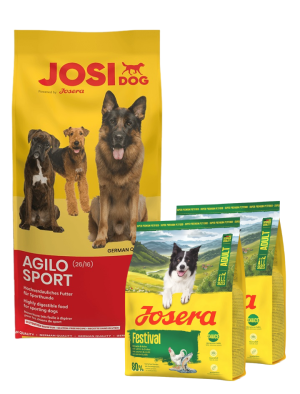 JOSERA JosiDog Agilo Sport 15kg + 2x900g GRATIS