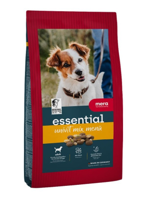 MERA Essential Univit Mix Menu Trockenfutter für adulte Hunde aller Rassen 12,5 kg