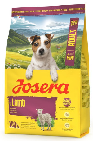 JOSERA Lamb Adult Mini Monoproteinfutter für kleine Hunde 2x3 kg
