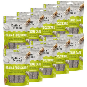 DOLINA NOTECI Smart Chews Brain & Focus Care Unterstützung der kognitiven Funktionen, getrocknete Leckerlis für Hunde 10x100g