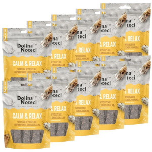 DOLINA NOTECI Smart Chews Calm & Relax Unterstützung bei der Stressreduktion, getrocknete Leckerlis für Hunde 10x100g