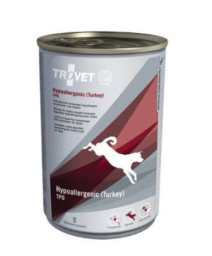 TROVET Hypoallergenic TPD Turkey Nassfutter mit Truthahn für Hunde 400 g
