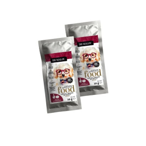 DR MALOU Gefriergetrocknet Trockenfutter mit Ente und Kürbis für Hunde 2x10 g