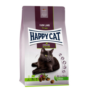 HAPPY CAT Sterilised Trockenfutter mit Lamm für kastrierte Katzen 20kg (2x10 kg)