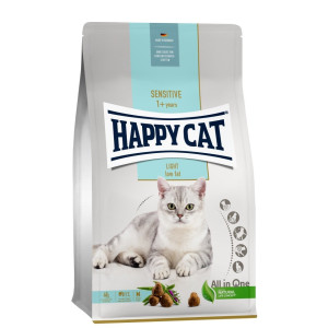 HAPPY CAT Sensitive Light Trockenfutter für Katzen mit Übergewicht 20kg (2x10 kg)