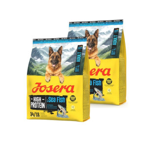 JOSERA High Protein Adult Sea Fish proteinreich für adulte Hunde alle Rassen getreidefrei 2x900g