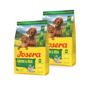 JOSERA Mother and Puppy Salmon with Rice für Welpen, trächtige und säugende Hündinnen 2x3 kg