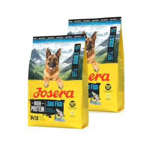 JOSERA High Protein Adult Sea Fish proteinreiches Hundefutter 2x3 kg