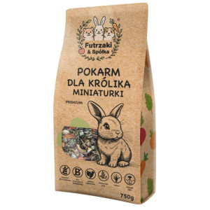 KUCHNIA SZEFA Futrzaki und Spółka Getreidefreies Futter für Zwergkaninchen 750g