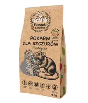 KUCHNIA SZEFA Futrzaki und Spółka Futter für Ratten 750g
