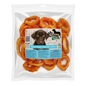 MR. PRETZEL Hähnchen- und Fischringe Hundesnack 500g