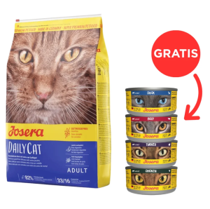 JOSERA Daily Cat 10 kg + 4 Dosen GRATIS