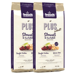 BOSCH PLUS ADULT Strauß & Kartoffel 25 kg (2 x 12,5 kg)