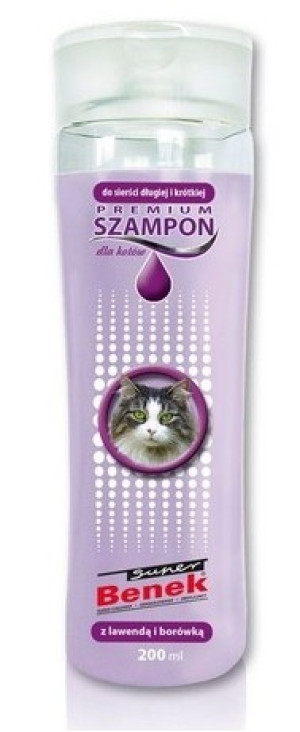 BENEK Premium Shampoo für Katzen Lavendel 200 ml