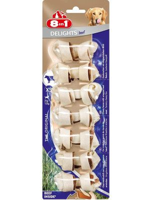 8in1 Beef Delights Kauknochen XS