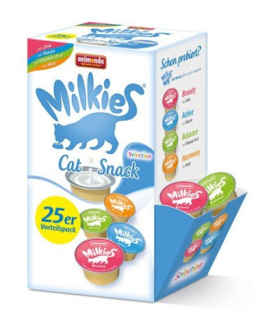 ANIMONDA Milkies Selection Milch Snacks für Katzen 20x15g