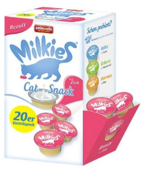 ANIMONDA Milkies Milch für Katzen mit Zink Snacks leicht verdaulich 20x15g