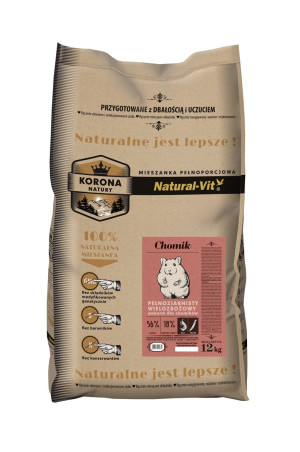 NATURAL-VIT Korona Natury Komplette Hamstermischung 12 kg