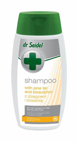 DR SEIDEL Shampoo mit Teer und Bioschwefel gegen Seborrhoe 220 ml