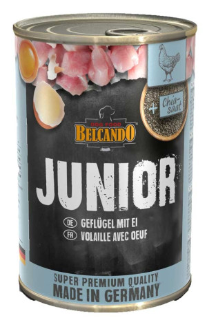 BELCANDO Junior Geflügel mit Ei 400 g