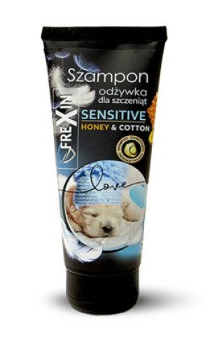 FREXIN Sensitive Welpen-Shampoo und -Spülung Honig & Baumwolle 220 g
