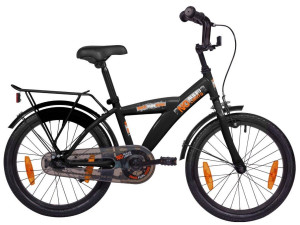 Bikefun No Limit 18 Inch Jongens Mat Zwart