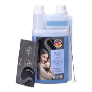 ZESTAW: Płyn do czyszczenia systemu spieniania mleka Seltino Pure 1l + tabletki czyszczące