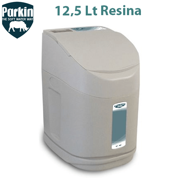 Addolcitore Acqua Compatto Parkin 12,56 Lt Resina Automatico Cabinato Uso Domestico Con Valvola Parkin Rigenerazione A Volume E/o Tempo