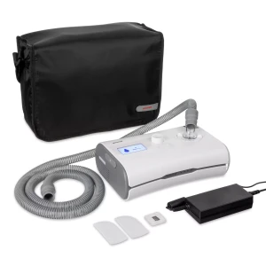 Aparat do leczenia bezdechu sennego AUTO CPAP z maską nosowo-ustną i wbudowanym nawilżaczem Yuwell