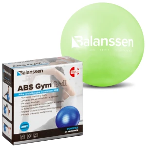 Piłka gimnastyczna rehabilitacyjna do ćwiczeń 20 cm z systemem ABS GYM BALL Balanssen