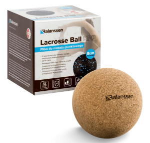 Piłeczka do masażu i rolowania 6 cm korkowa Lacrosse Balanssen