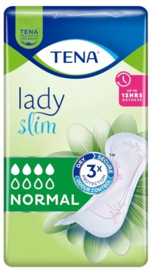 Wkładki na nietrzymanie moczu dla kobiet TENA Lady Slim Normal, 12 sztuk