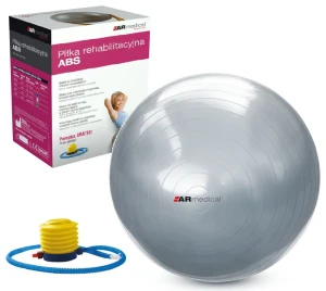 Piłka gimnastyczna rehabilitacyjna do ćwiczeń 75 cm z pompką w zestawie "CLASSIC" ARmedical
