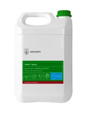 Płyn do mycia i dezynfekcji powierzchni Velox Spray Neutral - kanister 5L Medisept