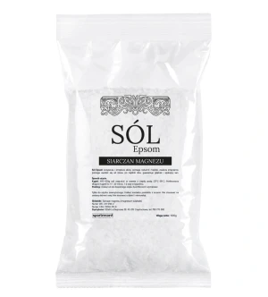 Sól Epsom 1 kg - siarczan magnezu do kąpieli, relaks dla mięśni