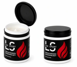 Krem rozgrzewający do masażu 250 ml do gabinetu fizjoterapeuty Line Sport