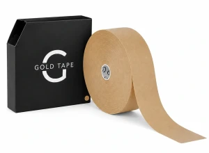Taśma do kinesiotapingu, plastry do oklejania całego ciała 5 cm x 31 m, hipoalergiczne z mocnym klejem Gold Tape