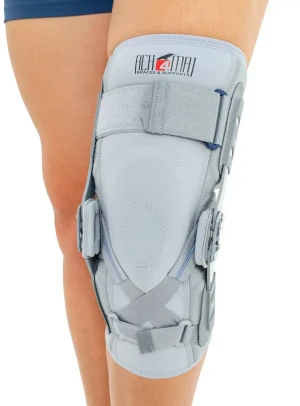 Stabilizator, Orteza stawu kolanowego z usztywnieniem bocznym, regulacją ruchomości i stabilizatorem ACL EB-SK/2RA Reh4Mat