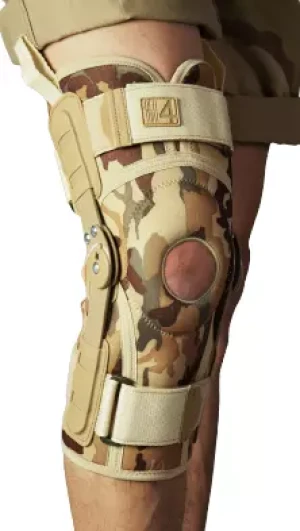 Stabilizator, Orteza stawu kolanowego z szynami bocznymi i regulacją ruchomości co 15 stopni 4ARMY-SK-02 Reh4Mat