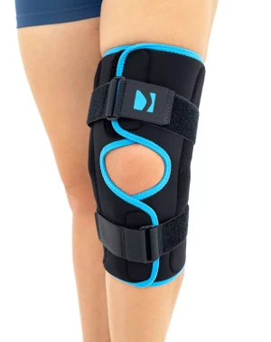 Stabilizator, Orteza stawu kolanowego z szynami bocznymi, otwarta konstrukcja AM-OSK-O/1 Reh4Mat