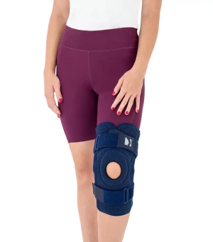 Stabilizator, Orteza stawu kolanowego z szynami bocznymi oddychająca AM-OSK-Z/1 Reh4Mat