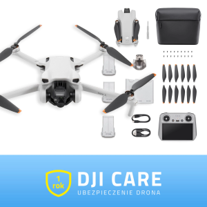 DJI Mini 3 Fly More Combo (DJI RC) + DJI Care (1 rok)
