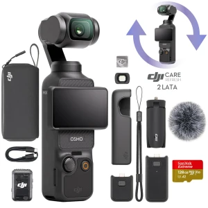 DJI Osmo Pocket 3 Creator Combo + Care 2 lata + Karta 128GB