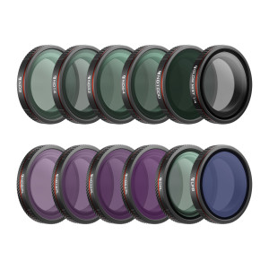 DJI Osmo Nano Mega Filter Kit – Zestaw 12 szt. (ND | ND/PL | CPL | ND1000 | LPR | Glow Mist)