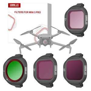 Zestaw 4 filtrów STARTRC do DJI Mini 5 Pro CPL / ND8 / ND32 / ND128 + etui