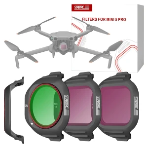 Zestaw 3 filtrów STARTRC do DJI Mini 5 Pro CPL, ND16, ND64 + etui